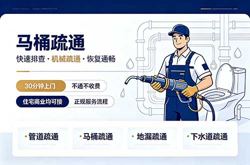 洪湖马桶疏通